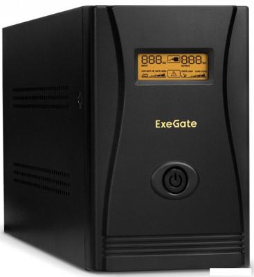 Источник бесперебойного питания ExeGate SpecialPro Smart LLB-1000.LCD.AVR.C13.RJ.USB