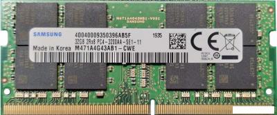 Оперативная память Samsung 32GB DDR4 SODIMM PC4-25600 M471A4G43AB1-CWE