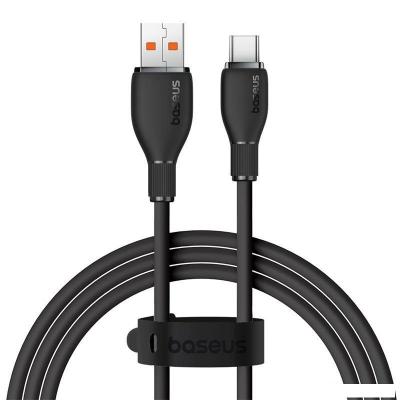 Кабель Baseus Pudding Series USB Type-A - USB Type-C (1.2 м, черный)