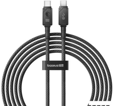 Кабель Baseus Unbreakable Series USB Type-C - USB Type-C (2 м, черный)