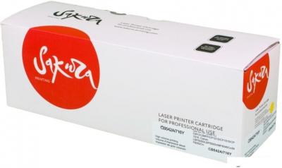 Картридж Sakura Printing SACB542A/716Y (аналог HP CB542A/716Y)