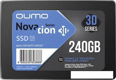 SSD QUMO Novation 3D TLC 240GB Q3DT-240GSCY