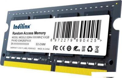 Оперативная память Indilinx 8ГБ DDR4 SODIMM 2666 МГц IND-ID4N26SP08X