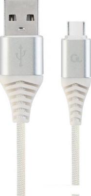 Кабель Gembird CC-USB2B-AMCM-1M-BW2 USB Type-A - USB Type-C (1 м, белый)