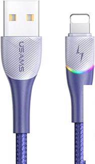 Кабель Usams U77 USB Type-A - Lightning SJ541USB02 (1.2, синий)