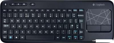 Клавиатура Logitech Wireless Touch Keyboard K400 (черный) [920-003130]