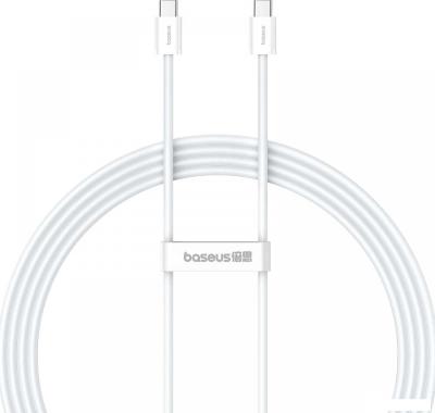 Кабель Baseus Superior Series 2 Fast Charging Data Cable 100W USB Type-C - USB Type-C (2 м, белый)