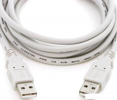 Кабель 5bites USB Type-A - USB Type-A UC5009-010C (1 м, серый)