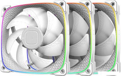 Набор вентиляторов Geometric Future Squama 2503 ARGB Triple Pack (белый)