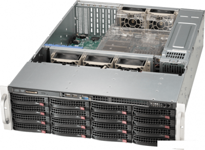 Корпус Supermicro SuperChassis 836BE1C-R1K03B 1000W