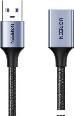 Кабель Ugreen US115 10495 USB Type-A - USB Type-A (1 м, черный)