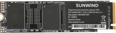 SSD SunWind NV3 SWSSD001TN3T 1TB