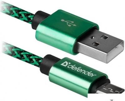 Кабель Defender USB08-03T Pro (зеленый)