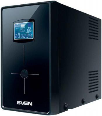 Источник бесперебойного питания SVEN Pro+ 1500 (LCD, USB)