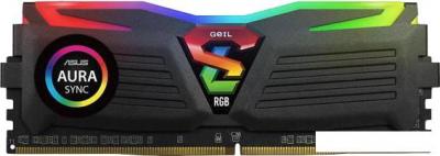 Оперативная память GeIL Super Luce RGB SYNC 8ГБ DDR4 3600 МГц GLS48GB3600C18BSC