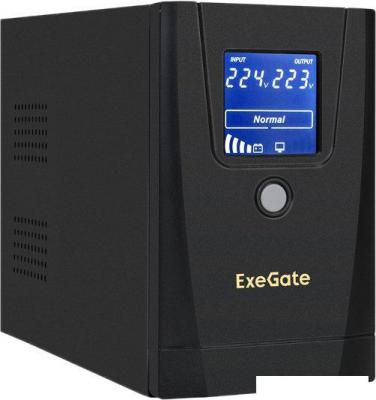 Источник бесперебойного питания ExeGate Power Smart ULB-650.LCD.AVR.1SH.2C13 EX292769RUS