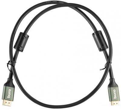 Кабель Buro BHP-HDMI-2.1-1G (1 м, черный)