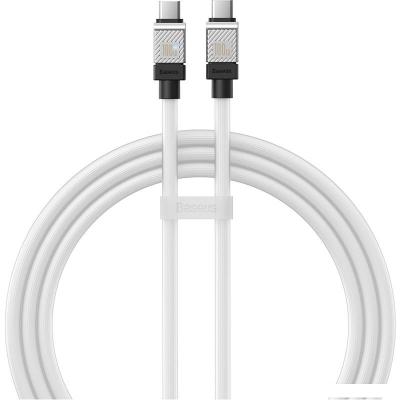 Кабель Baseus CoolPlay Series USB Type-C - USB Type-C (1 м, белый)