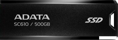 Внешний накопитель ADATA SC610 500GB SC610-500G-CBK/RD