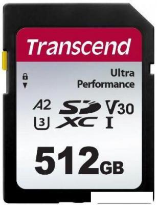 Карта памяти Transcend SDXC 340S 512GB