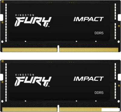 Оперативная память Kingston FURY Impact 2x8 ГБ DDR5 4800 МГц KF548S38IBK2-16