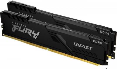 Оперативная память Kingston FURY Beast 2x16GB DDR4 PC4-25600 KF432C16BBK2/32