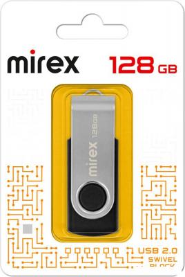 USB Flash Mirex Color Blade Swivel Rubber 2.0 128GB 13600-FMURS128