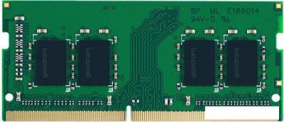 Оперативная память GOODRAM 8GB DDR4 SODIMM PC4-25600 GR3200S464L22S/8G