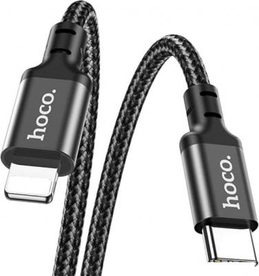 Кабель Hoco X14 USB Type-C - Lightning (1 м, черный)