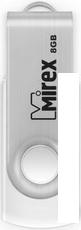 USB Flash Mirex SWIVEL WHITE 8GB (13600-FMUSWT08)