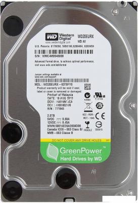 Жесткий диск WD AV-GP 2TB (WD20EURX)