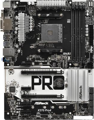 Материнская плата ASRock X370 Pro4