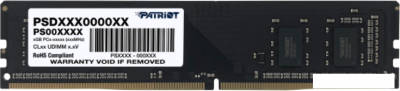 Оперативная память Patriot Signature Line 8ГБ DDR4 2666 МГц PSD48G26662