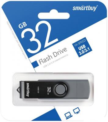 USB Flash SmartBuy Twist Dual 32GB (черный)