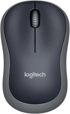 Мышь Logitech M185 (черный/серый)