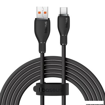 Кабель Baseus Pudding Series USB Type-A - USB Type-C (2 м, черный)