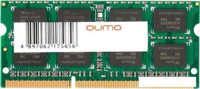 Оперативная память QUMO 8GB DDR3 SODIMM PC3-12800 QUM3S-8G1600C11L