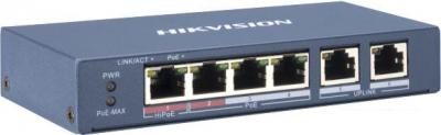 Неуправляемый коммутатор Hikvision DS-3E0106P-E/M