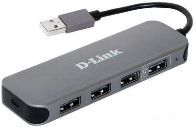 USB-хаб  D-Link DUB-H4-E1A