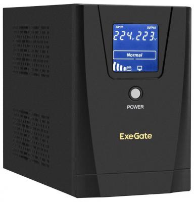 Источник бесперебойного питания ExeGate SpecialPro Smart LLB-1200.LCD.AVR.C13.RJ.USB