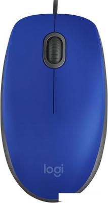 Мышь Logitech M110 Silent (синий)