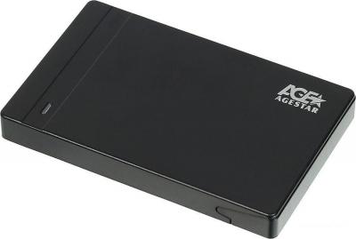 Бокс для накопителей 2.5" AgeStar 3UB2P3 (черный)