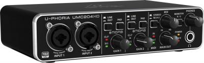 Аудиоинтерфейс Behringer U-Phoria UMC204HD