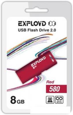 USB Flash Exployd 580 8GB (красный)