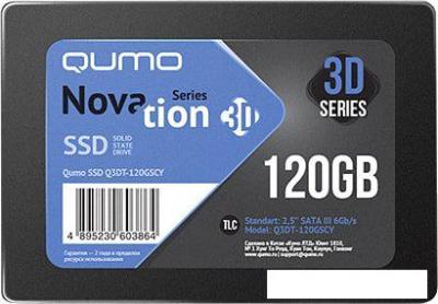 SSD QUMO Novation 3D TLC 120GB Q3DT-120GSCY