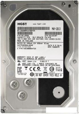 Жесткий диск HGST Ultrastar 7K4000 3TB HUS724030ALA640