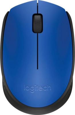 Мышь Logitech M171 (синий/черный)