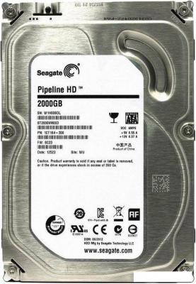 Жесткий диск Seagate Pipeline HD 2TB (ST2000VM003)