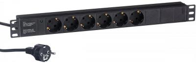 Блок розеток ExeGate ServerPro PDU-19H603 Al-6S-EU2.5CU