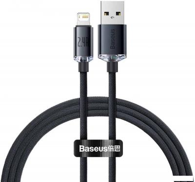 Кабель Baseus CAJY000001 USB Type-A - Lightning (1 м, черный)